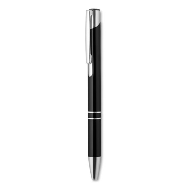 Logotrade promotional item picture of: Push button aluminium pen BERN
